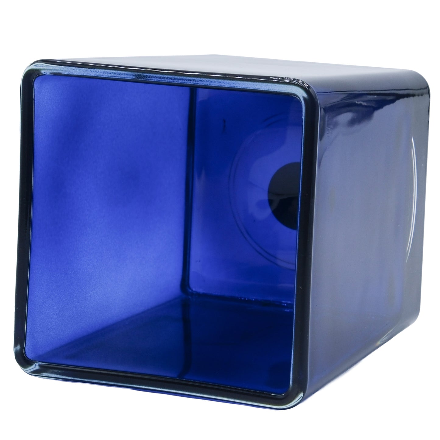 Vaso 28 blu 10x10 cm H 12 cm