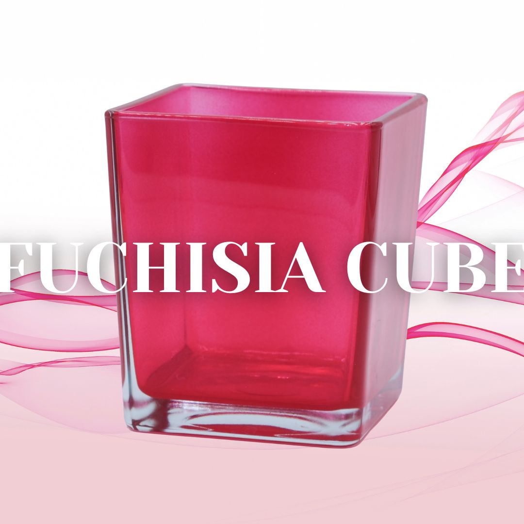 Vaso 10 Fuchsia Cube