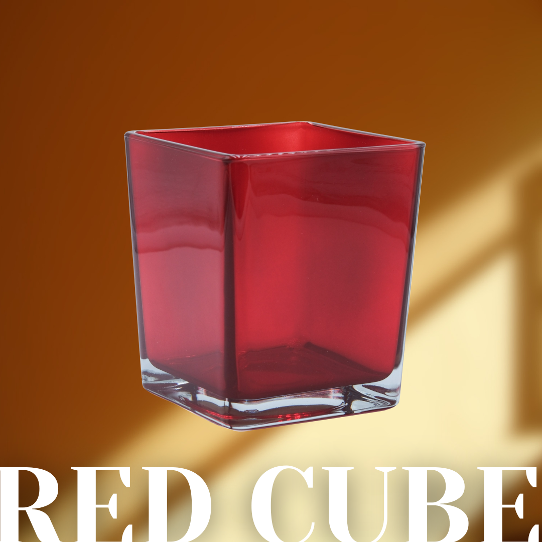 Vaso 9 Red Cube