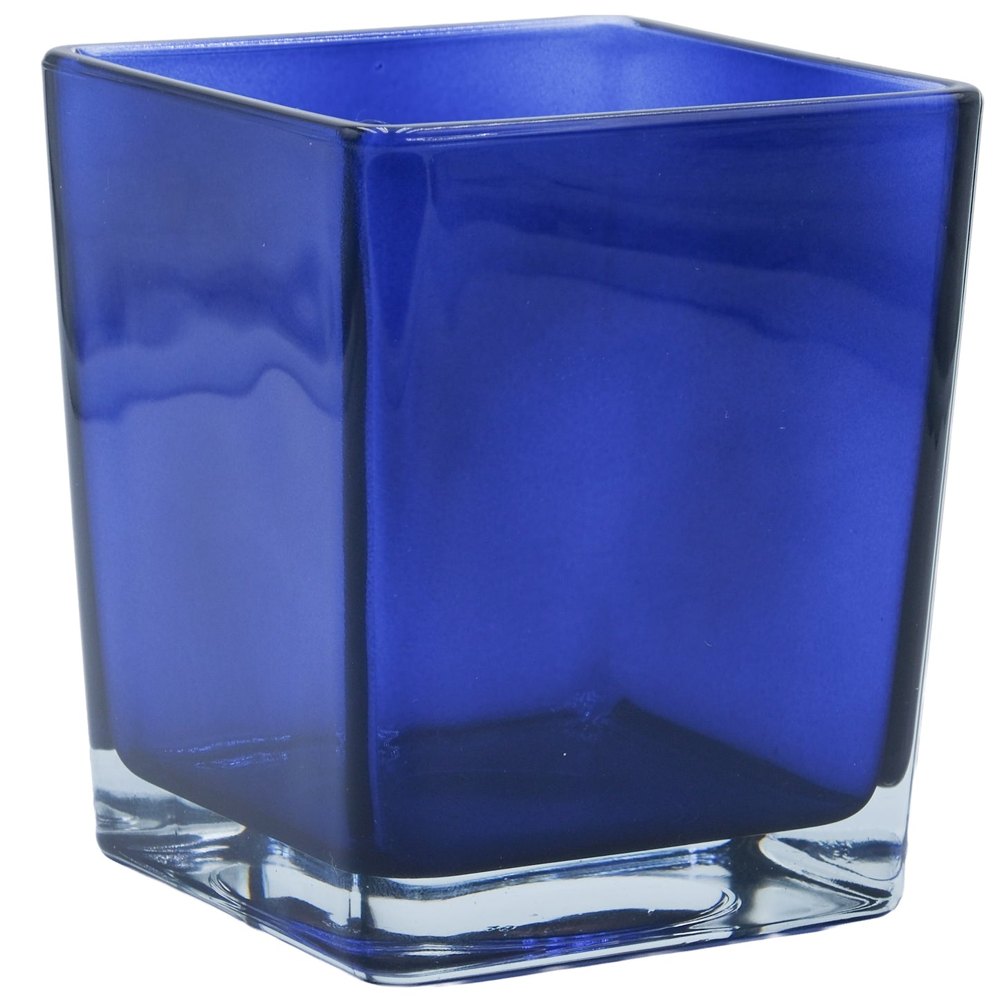 Vaso 28 blu 10x10 cm H 12 cm